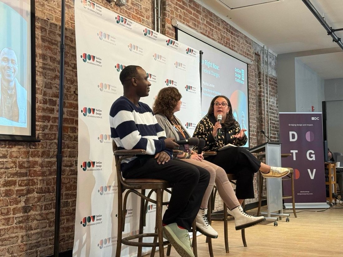 Ron Bronson on a DotGov Design Conference panel